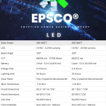 EPS Solar FloodLight 200 watt